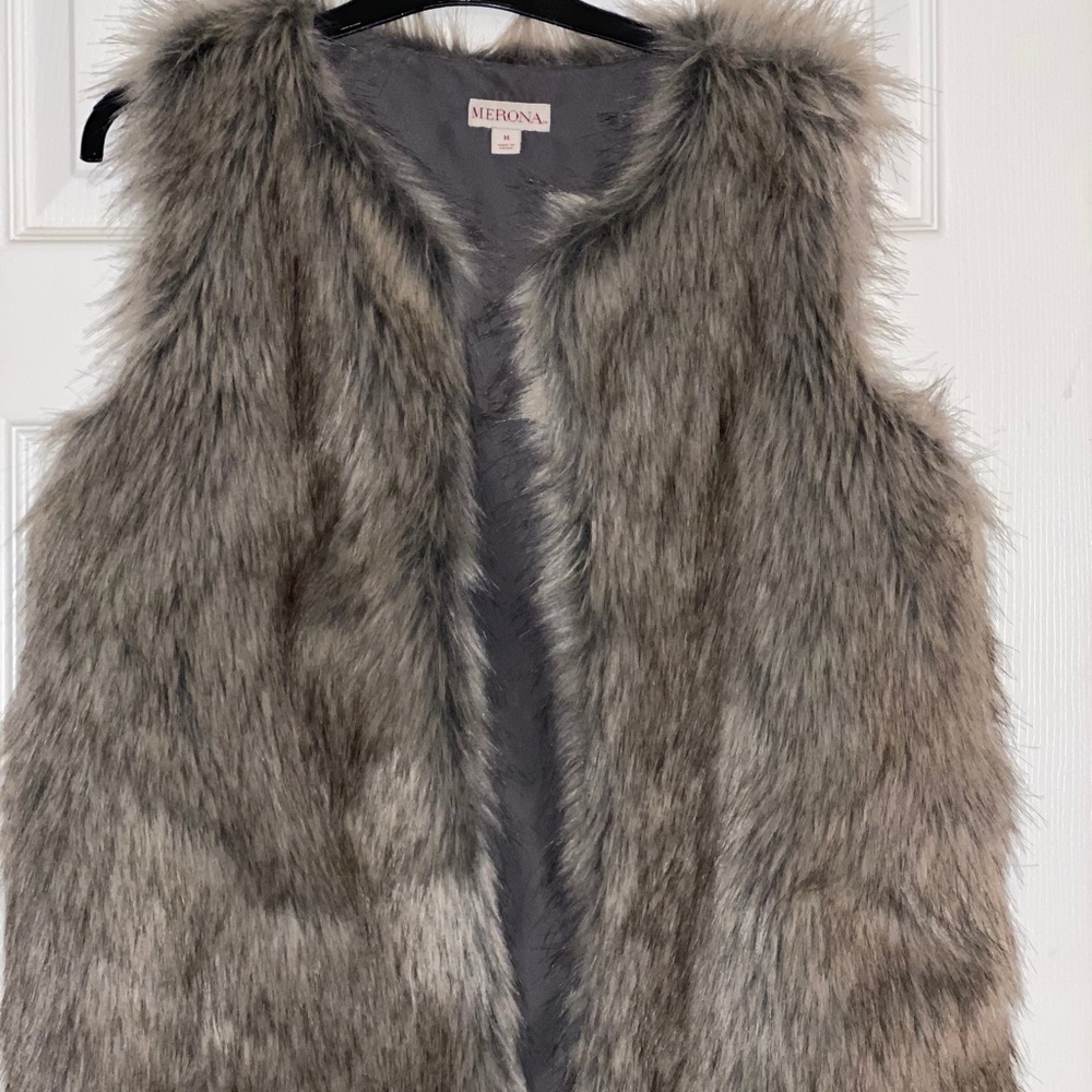 Soft gray vest